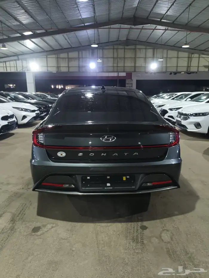 هيونداي سوناتا رصاصي 2021 بنزين وارد كوريا 6