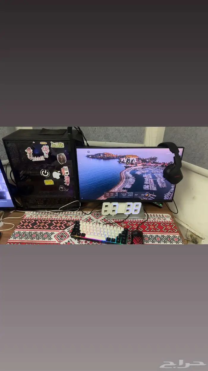 عندي بي سي مع شاشه وموس وكبورد 0