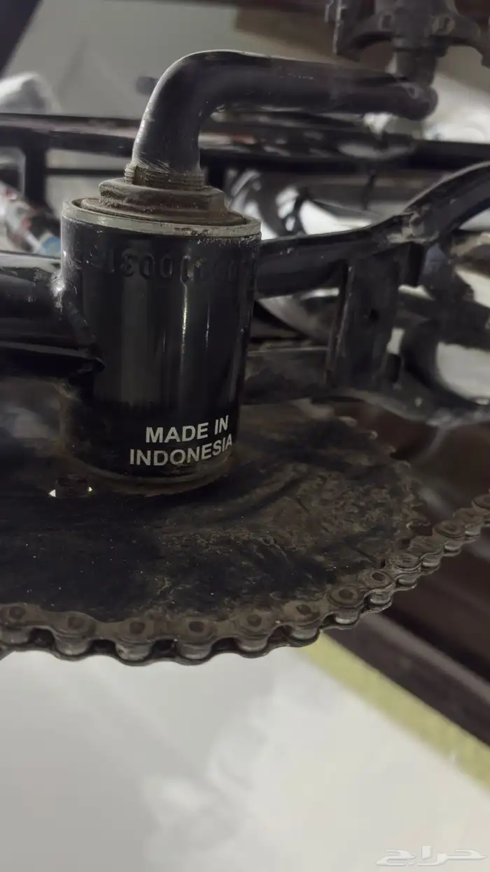 دراجه رامبو اندونوسي مقطب مقاس 20 اسود ختم اصفر 8