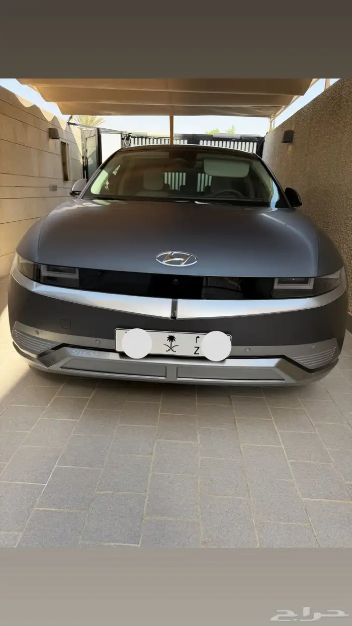 هيونداي أيونك5 2024 شبه جديده ماشيه 800كيلو فقط كهربائية 0