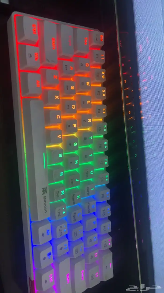 كيبورد ميكانيكي ابيض 0