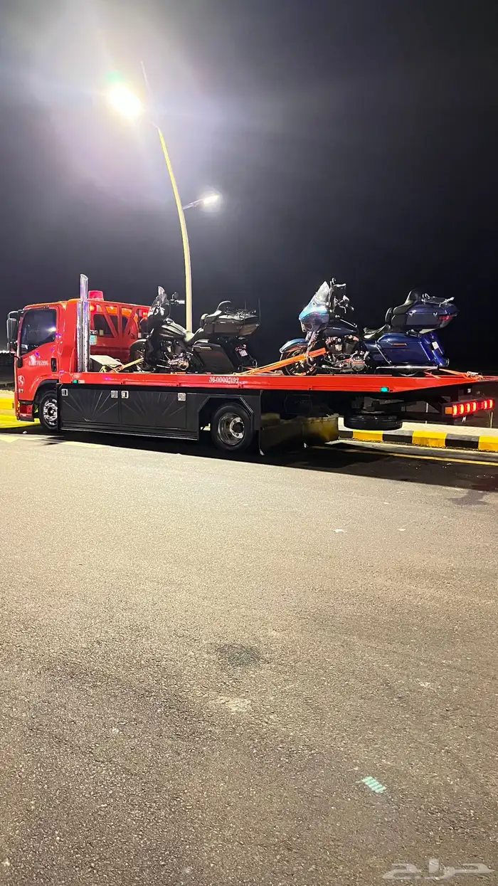 سطحه هيدروليك بينبع لشحن الدراجات الناريه 4