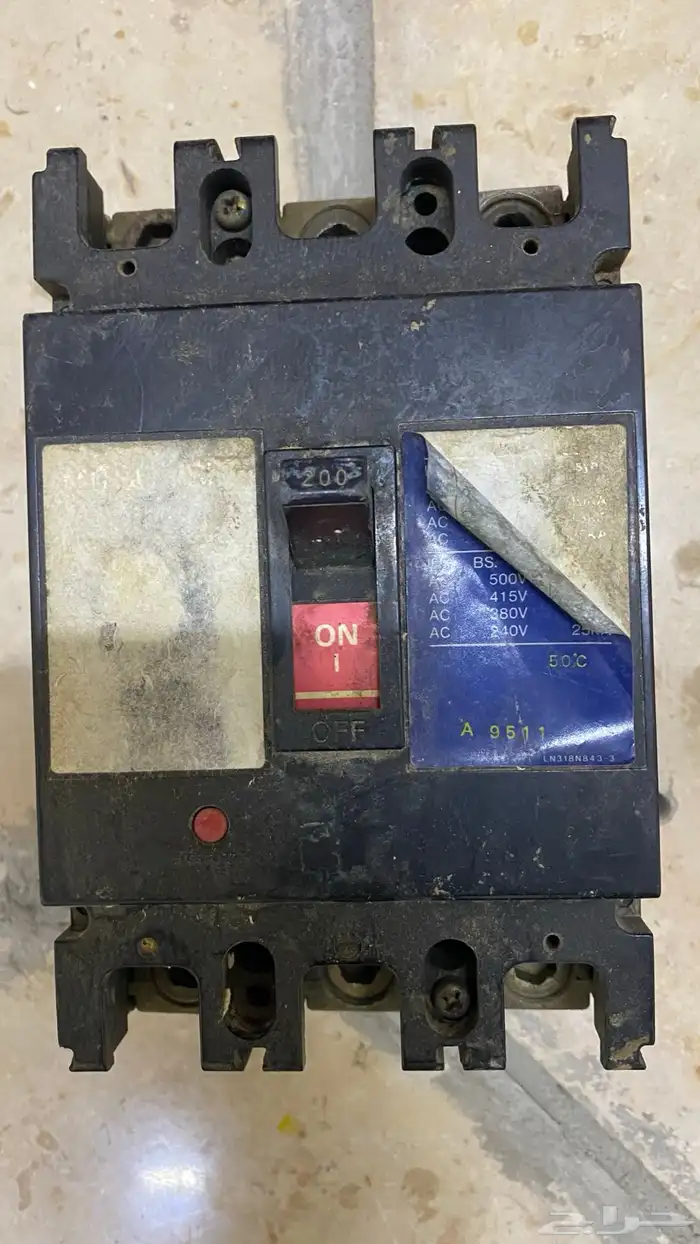 قاطع كهرباء اصلي مستوبيشي 200 امبير 0