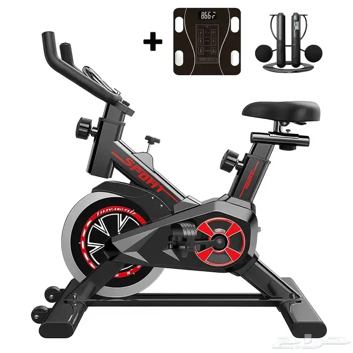 سيكل رياضي ثابت مع ميزان ذكي 1