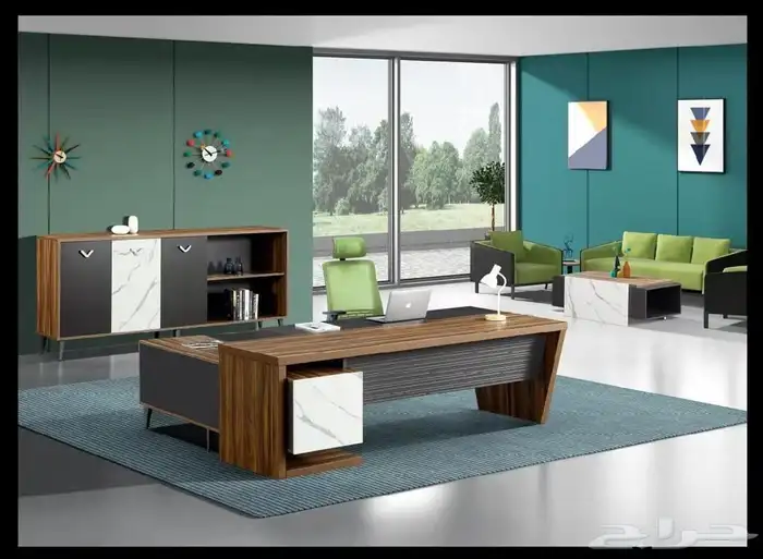 مكتب طقم دولاب خشب دولاب حيدد. 1