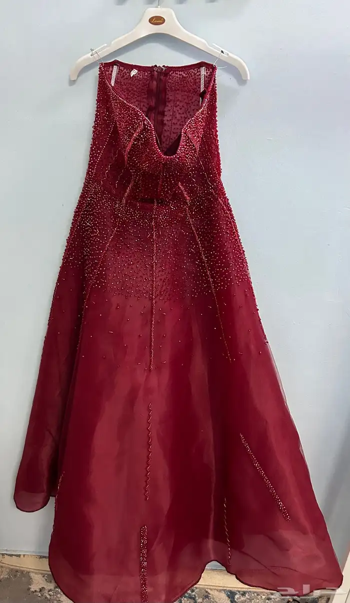 فستان احمر مقاس 50 2