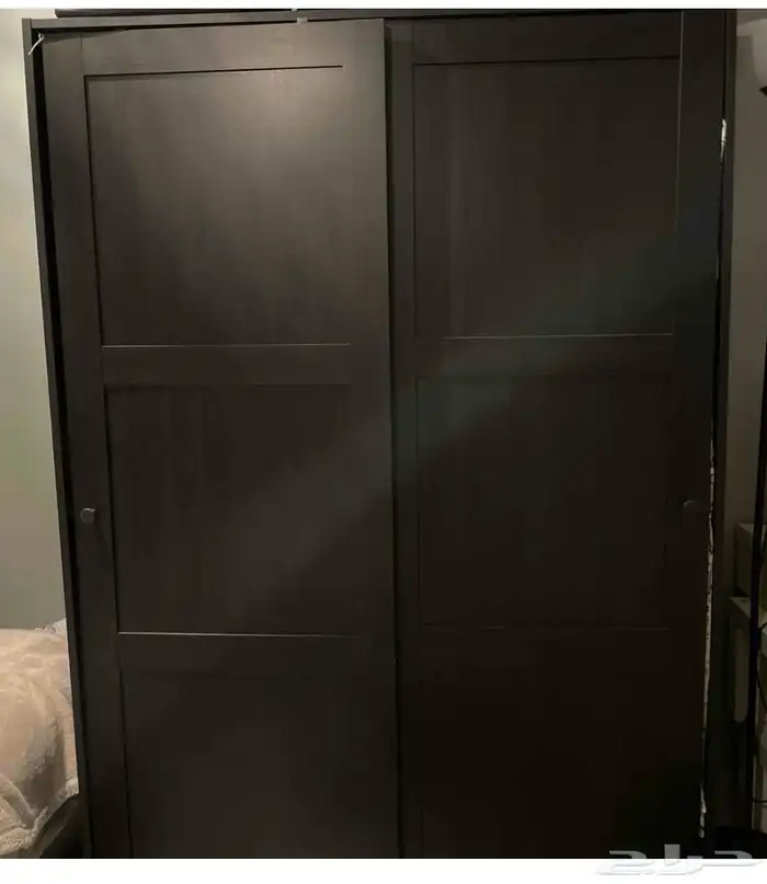 دولاب ايكيا بابين سحاب لون اسود 0