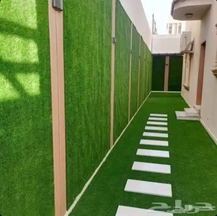 نجيل صناعي اخضر وملون 9