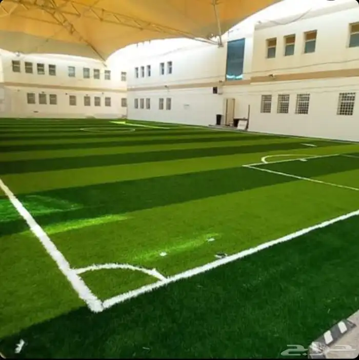 نجيل صناعي اخضر وملون 10