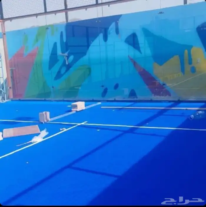 نجيل صناعي اخضر وملون 11