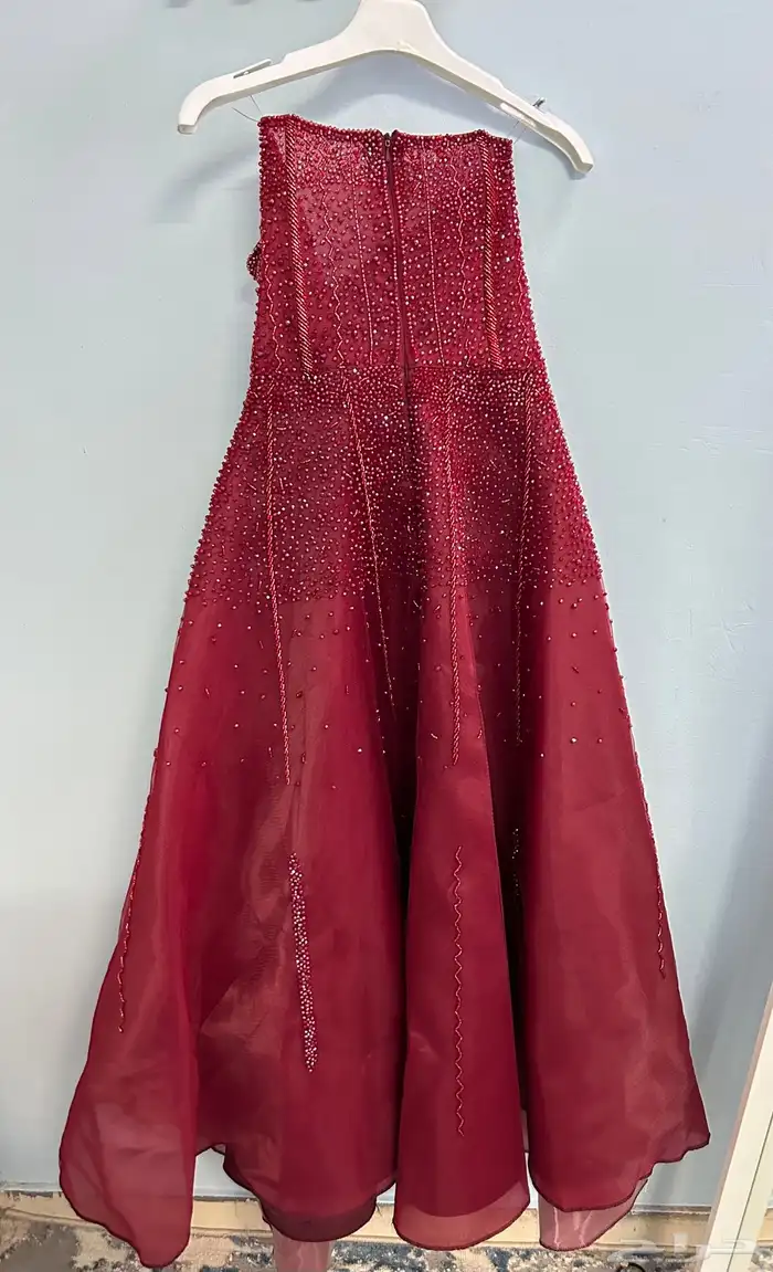 فستان احمر مقاس 50 1