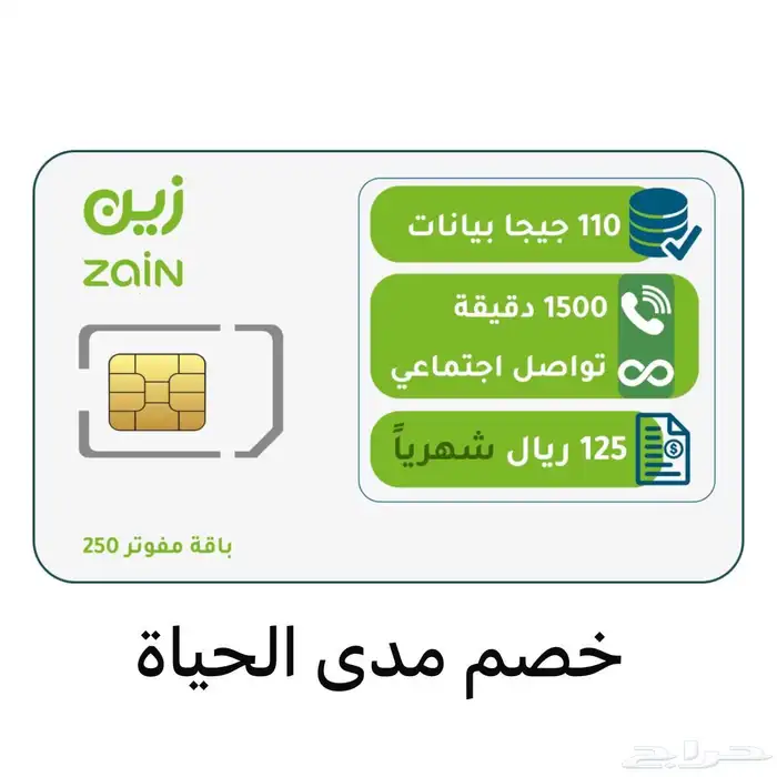 نت مفتوح لامحدود خصم مدى الحياه زين 5