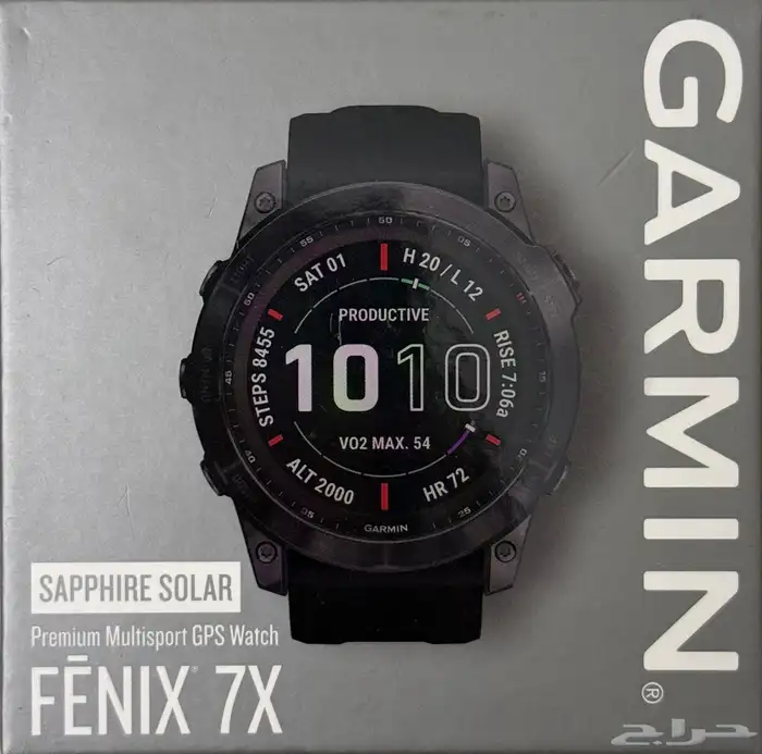 Garmin Fenix 7X Sapphire Solar   جديد غير مستخدم 0