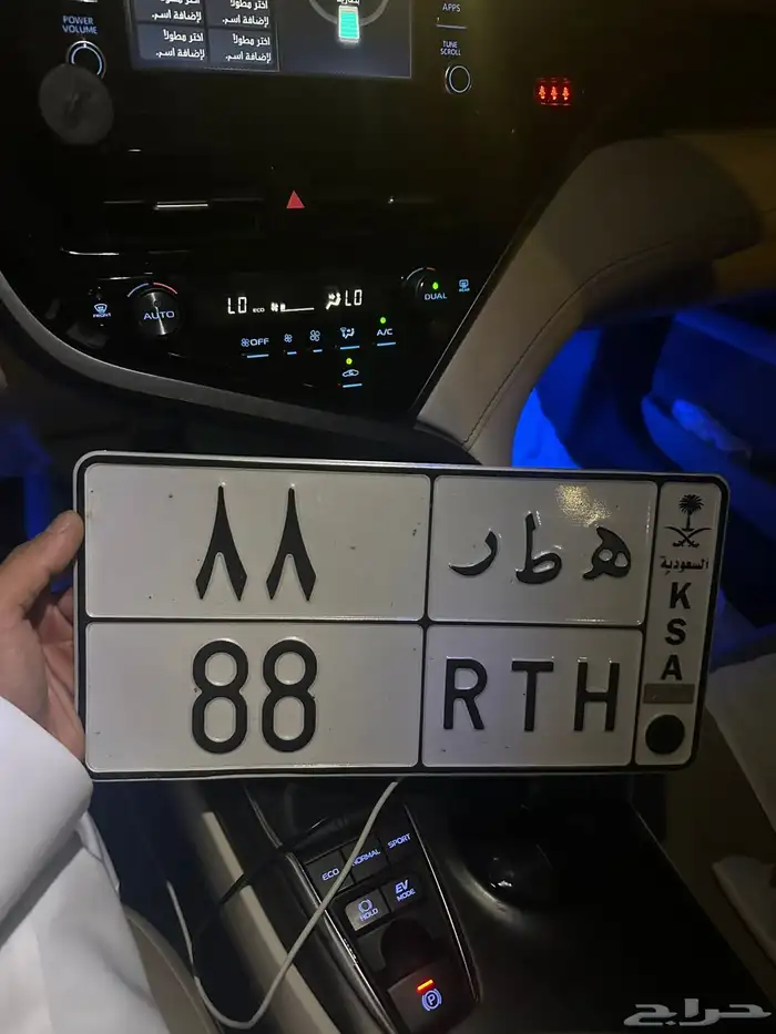 للبيع لوحة مميزة هطر 88 ثنائية 0