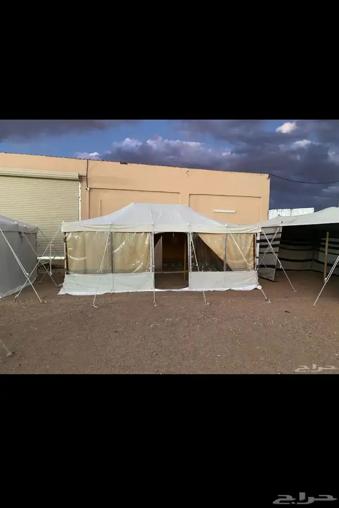 خيمة على شكل بيت شعر 11