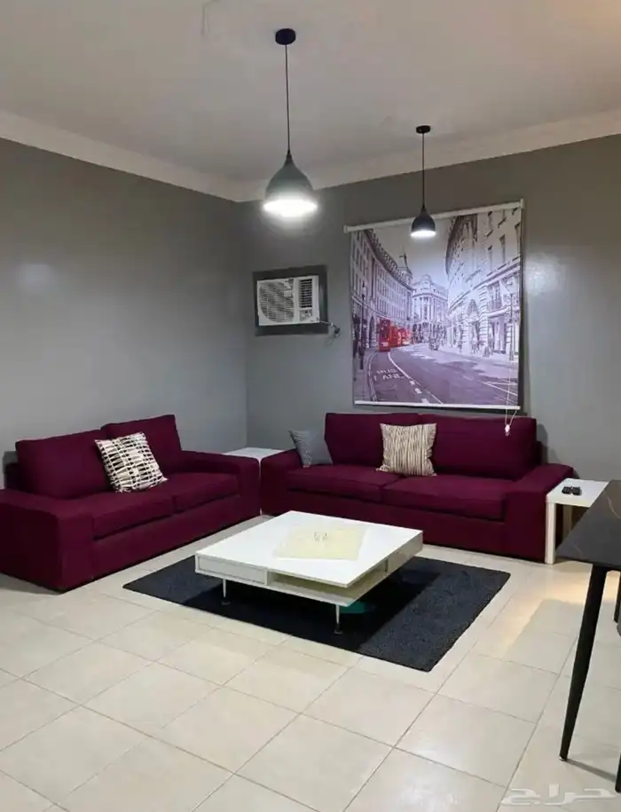 شقه مفروشه الدور الاول يومي واسبوعي حي الدار البيضاء 0