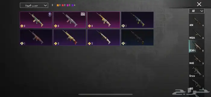 حساب ببجي رايق 17