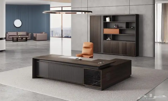 مكتب طقم دولاب خشب دولاب حيدد. 11