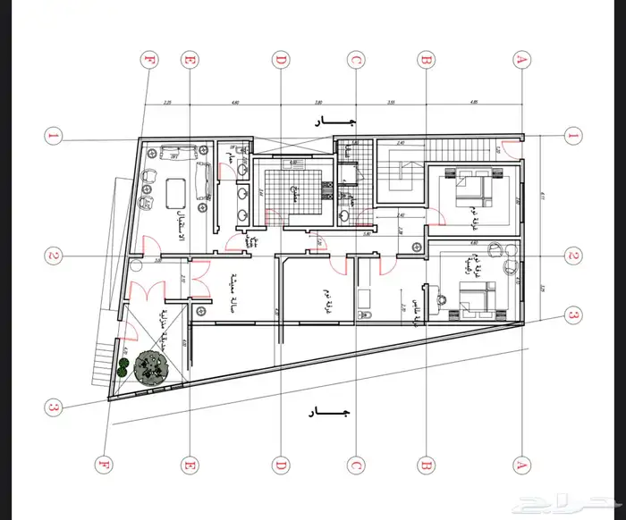 رفع مساحي وتمتير شقق وفلل ومعارض 4