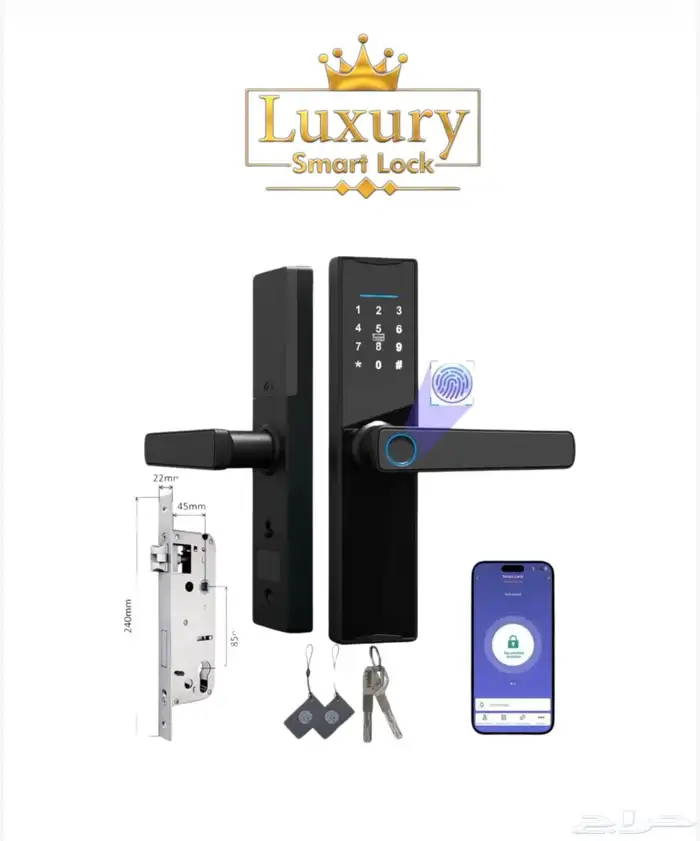 قفل ذكي عالي الجودة مع تطبيق TTlock ضمان سنتين 2