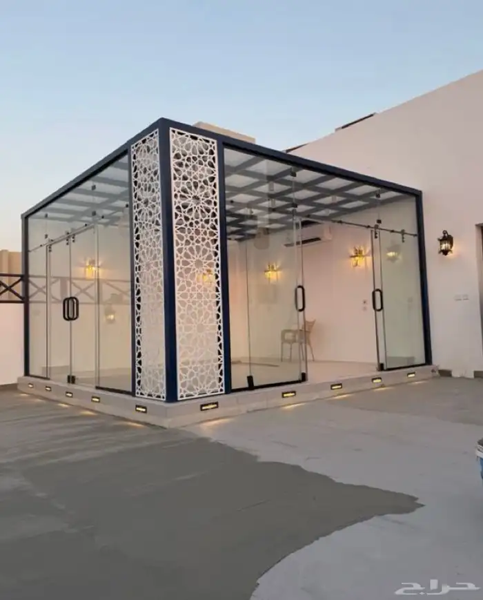 زجاج سكريت مكاتب وشوارات ودربزين وواجهات 4