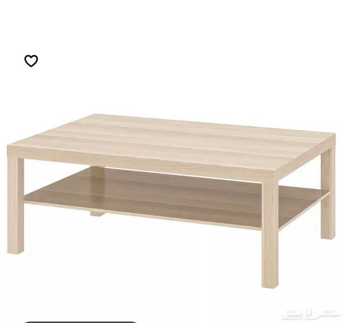 طاولة ايكيا اللون خشبي 0