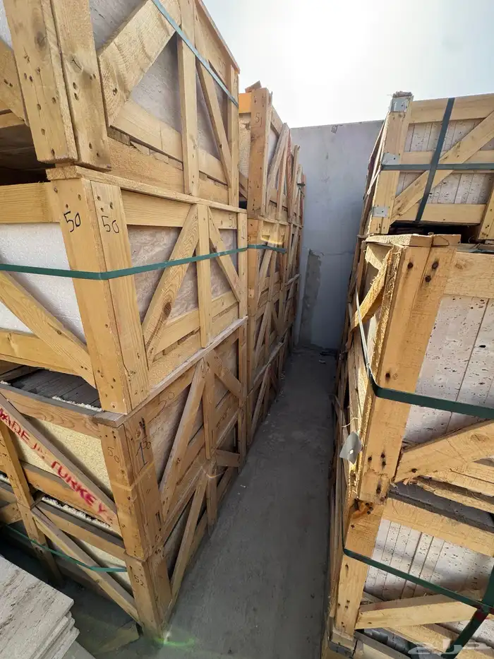 رخام ترافنتينو تركي 30x60. 40x80. 60x120. ألواح 2