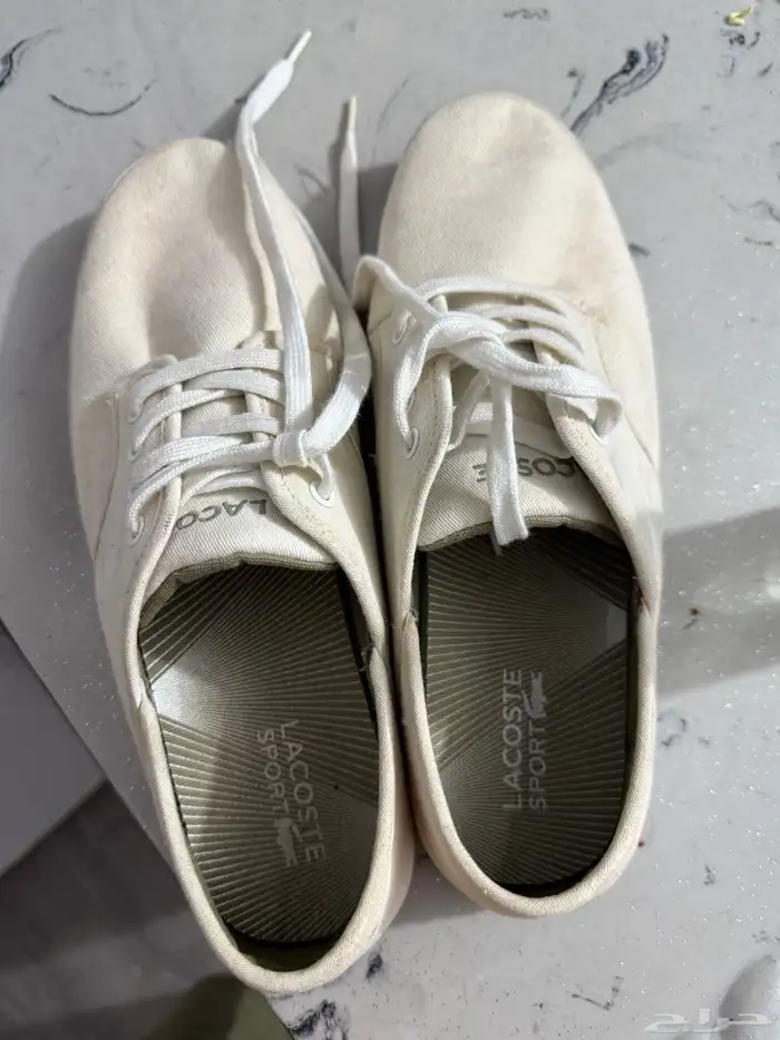 جزم الله يكرمكم من شركة لاكوست اصليه صناعه تايلند شبه جديده 7