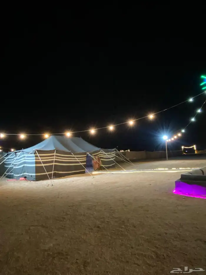 مخيم بي ون للأيجار اليومي يوجد قسمين 15