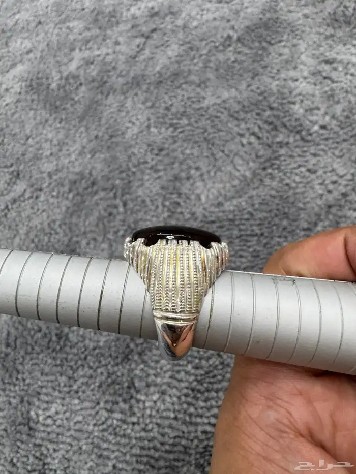 خاتم عقيق يماني كرزي 3