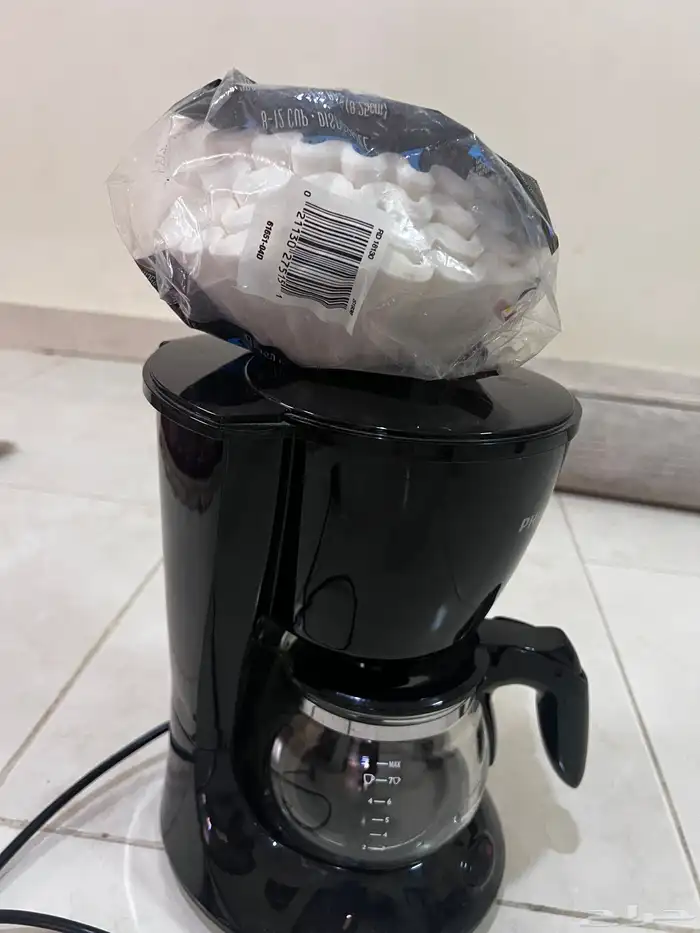 ماكينة قهوة فيلبس مع 200 فلتر 1