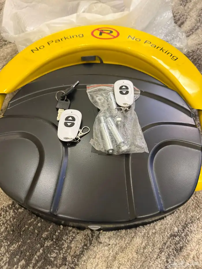 حاجز مواقف السيارات مانع للوقوف قفل المواقف جهاز الباركينج 2