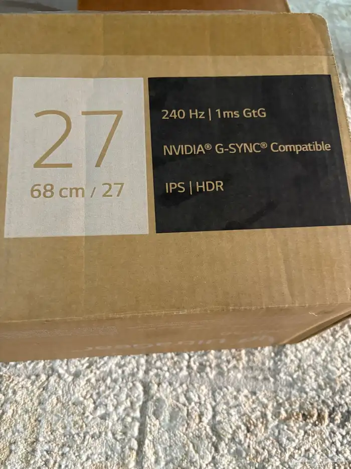 شاشه سوني أو بيسي 240hz مستعمله 0