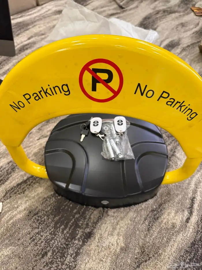 حاجز مواقف السيارات مانع للوقوف قفل المواقف جهاز الباركينج 3