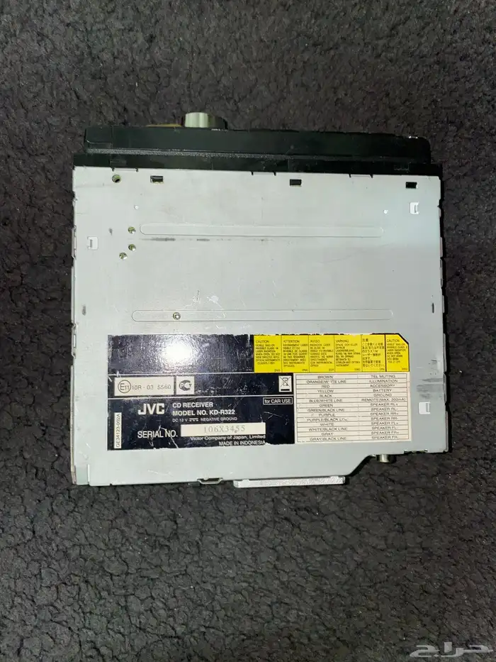 مسجل سيارة JVC KD-R322 5