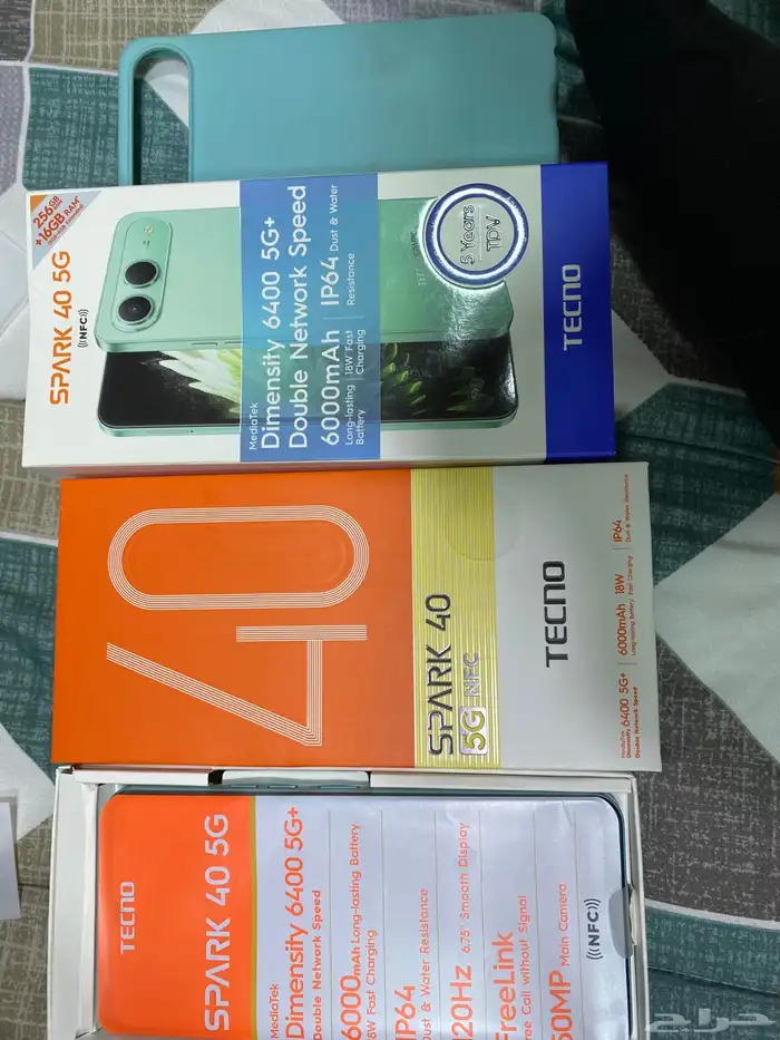 جوال تكنو سبارك رام 8 256 جيجا استخدم يوم فقط 1