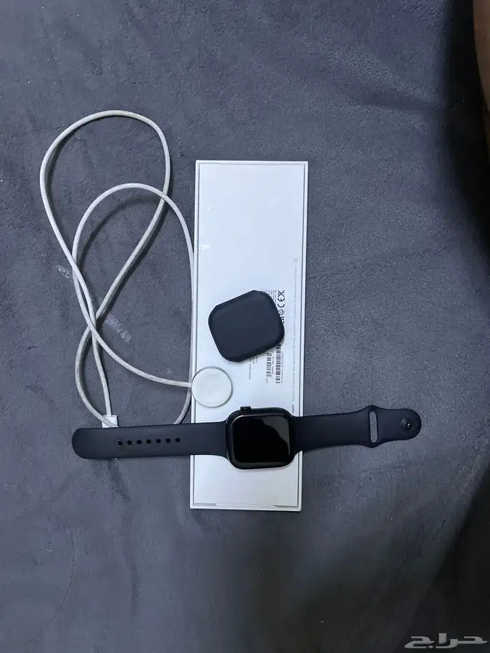 ساعة أبل اصدار 10 مقاس 46 الون اسود 1