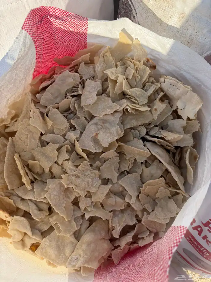 خبز ناشف ابيض مفرود 0