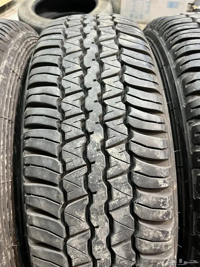 كفرات دنلوب مقاس 245 75 17 تاريخ 23 كفرات شبه الجديد 8