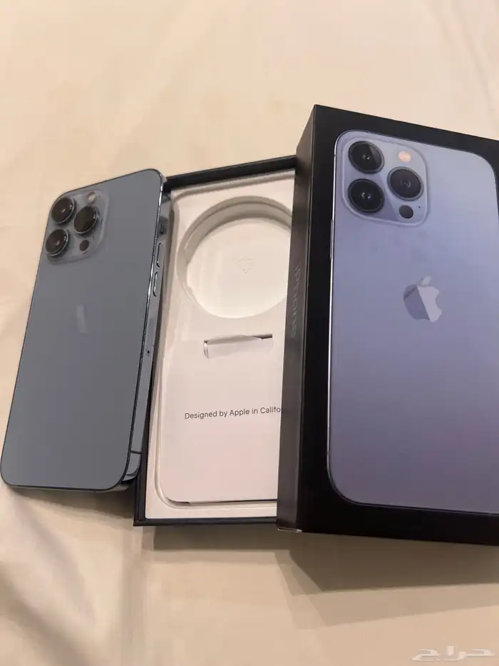للبيع آيفون 13 برو لون ازرق سييرا 256 جيجا 1