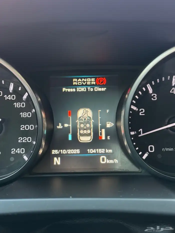 رونج روفر ايفوك مخزن 2012 ممشى 100 الف بحالة الوكالة 31