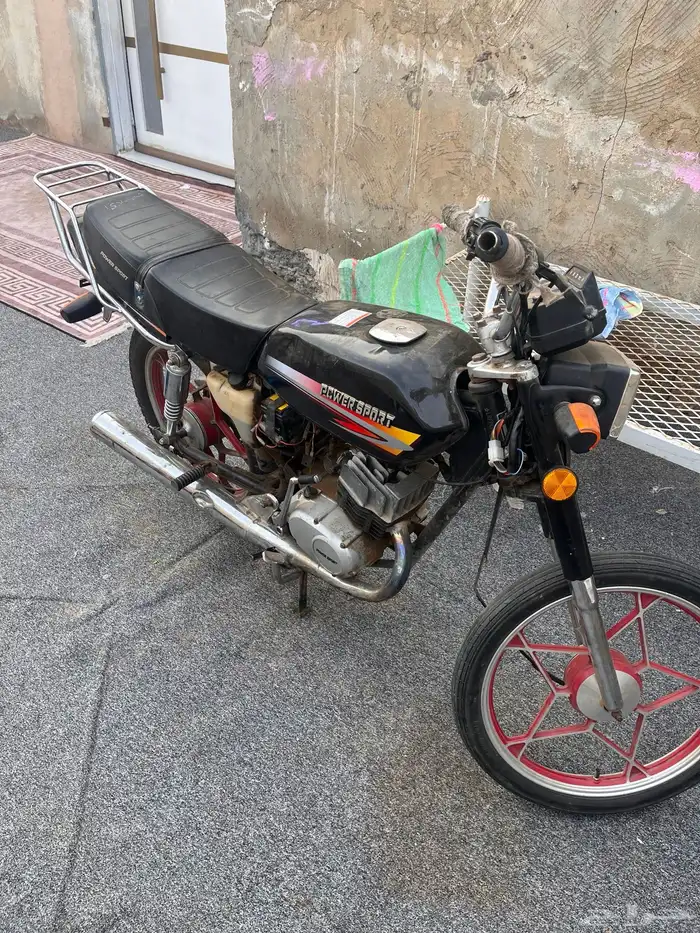 دباب x100 بور سبورت مغير عليه قطع سزوكي لاصلي و عليه جنوط 1