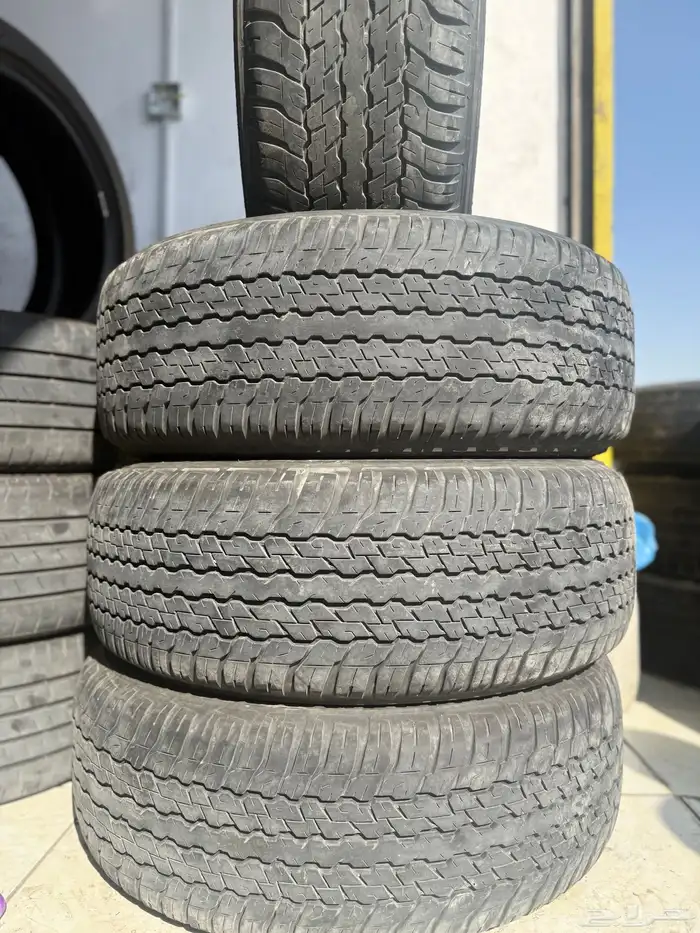 كفرات دنلوب شبةجدد 225 65 17 ت 24 15 سبوع رافور cs75 وغيرها 2