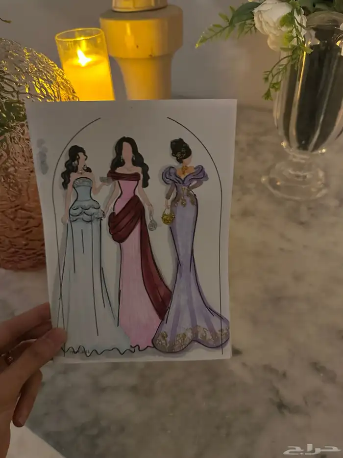 رسم مباشر بالمناسبات -رسمه عروسه-رسم ديجيتال 2