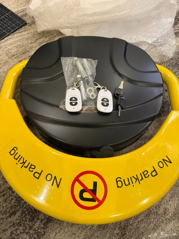 حاجز مواقف السيارات مانع للوقوف قفل المواقف جهاز الباركينج 5