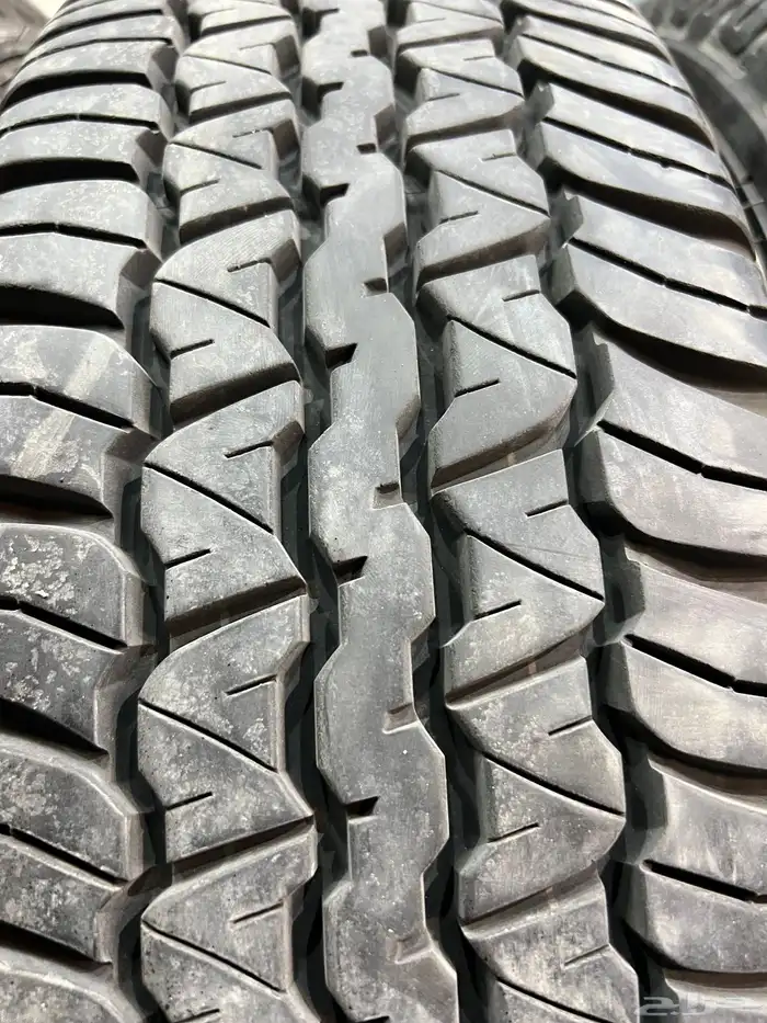 كفرات دنلوب مقاس 245 75 17 تاريخ 23 كفرات شبه الجديد 21