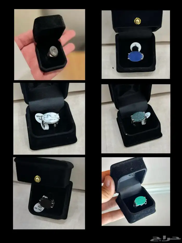 خواتم رجاليه فضه 925 شحن مجاني 5