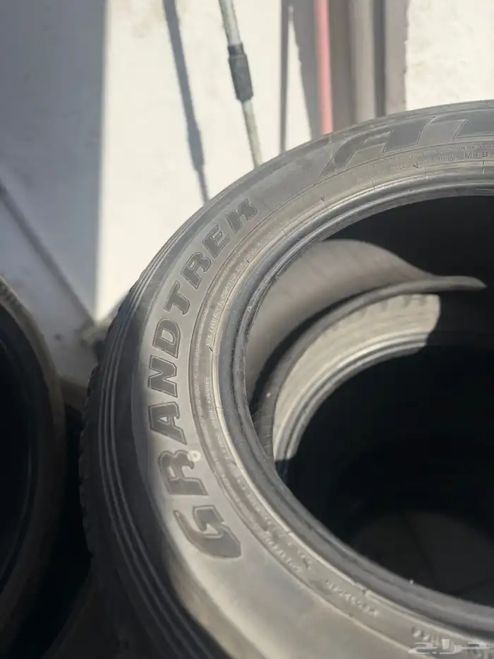 كفرات دنلوب شبةجدد 225 65 17 ت 24 15 سبوع رافور cs75 وغيرها 3