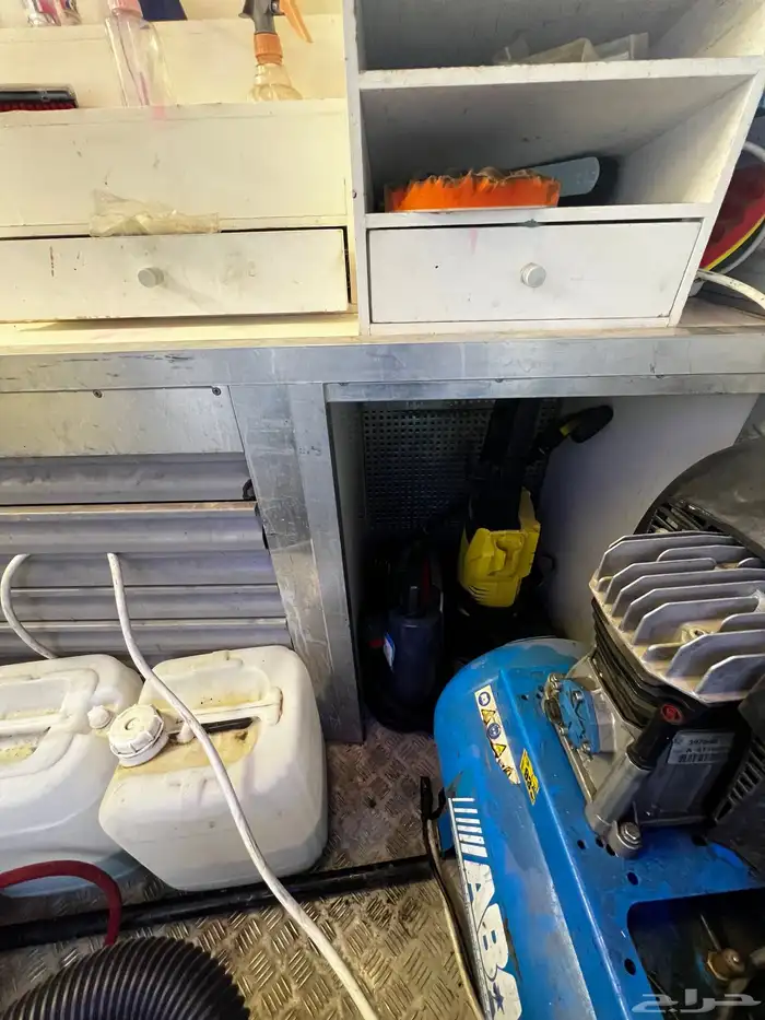 مغسلة متنقلة للبيع بدون عمال 6