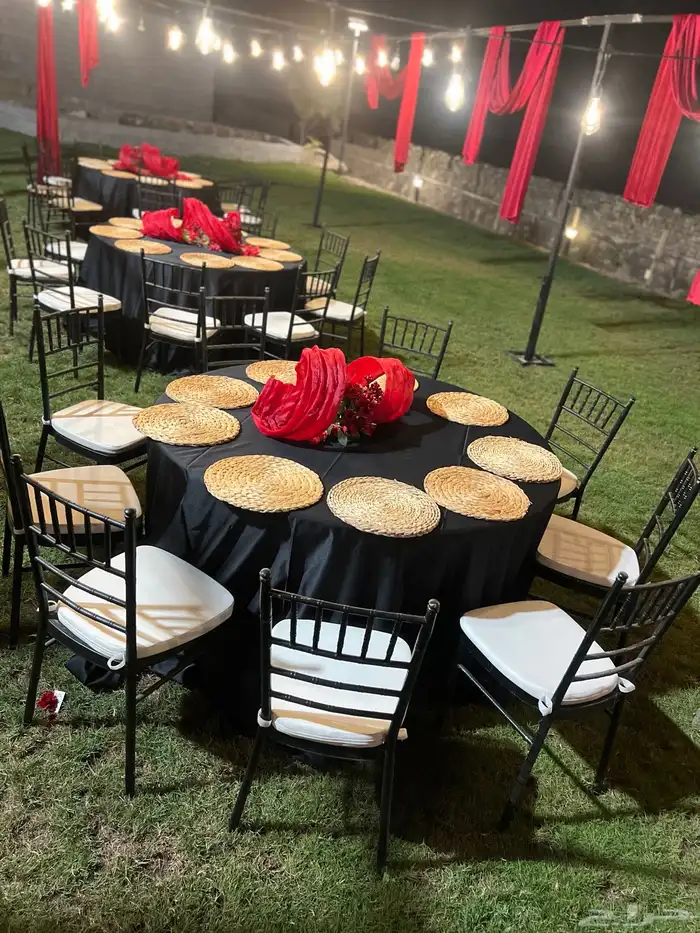 تاجير كراسي طاولات كنب كوش جلسات مداخل مكيفات تنسيق حفلات 31